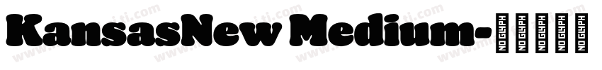 KansasNew Medium字体转换